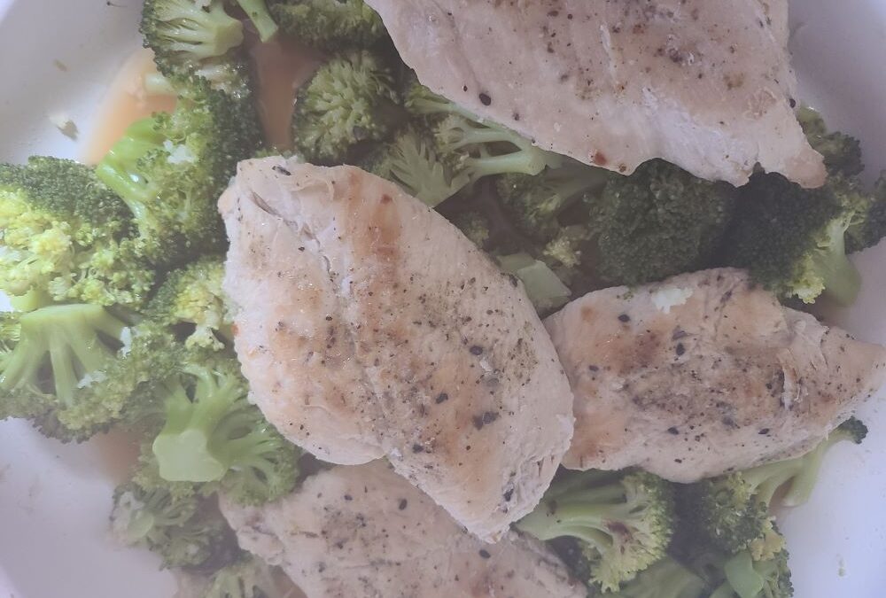 One-pan Chicken and Broccoli